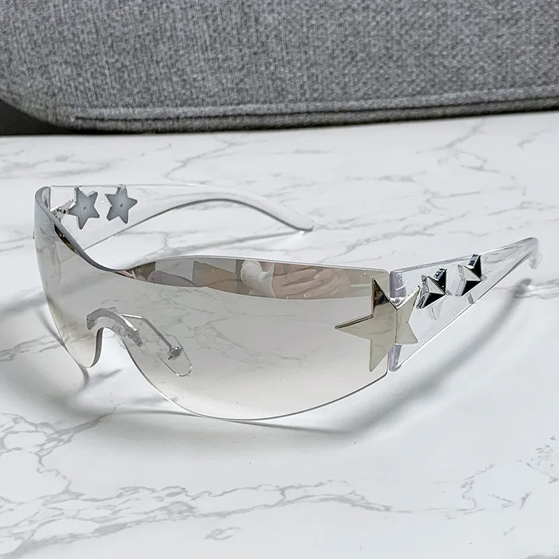 Star Large Frame Sun Glasses 